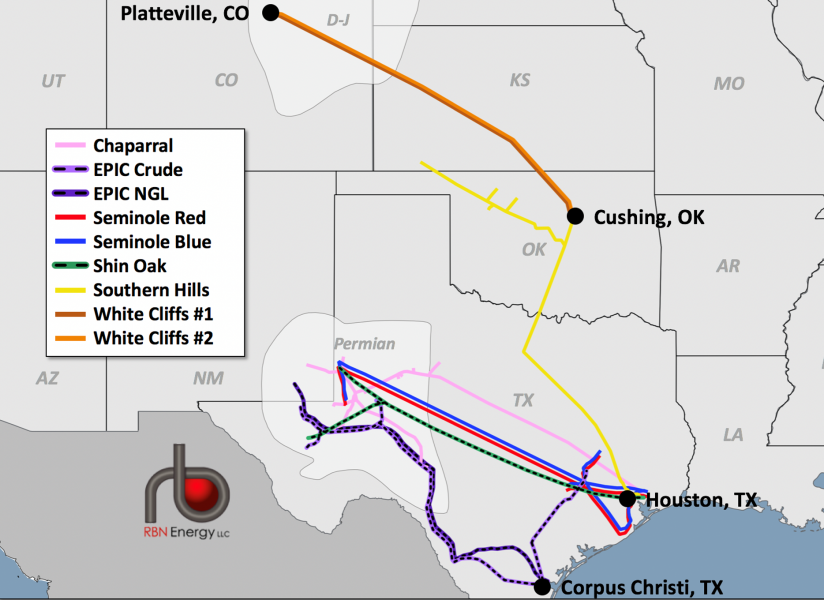 Cushing is a target of many of the longest pipelines in the US