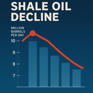 Graphic depicting Shale Oil Decline