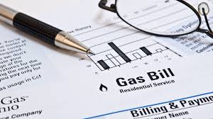 Graphic of a Gas bill and pen
