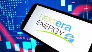 NextEra energy on a monitor