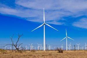 Wind turbines in Texas