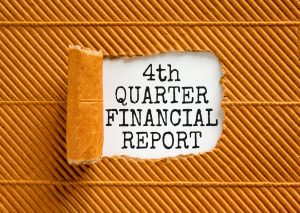 4th quarter financial report