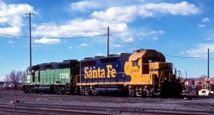 Santa Fe railway train